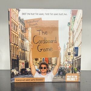 DudeWithSign The Cardboard Game - Brown Edition